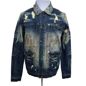 Preme NWOT Medium Wash Jean Jacket Men M